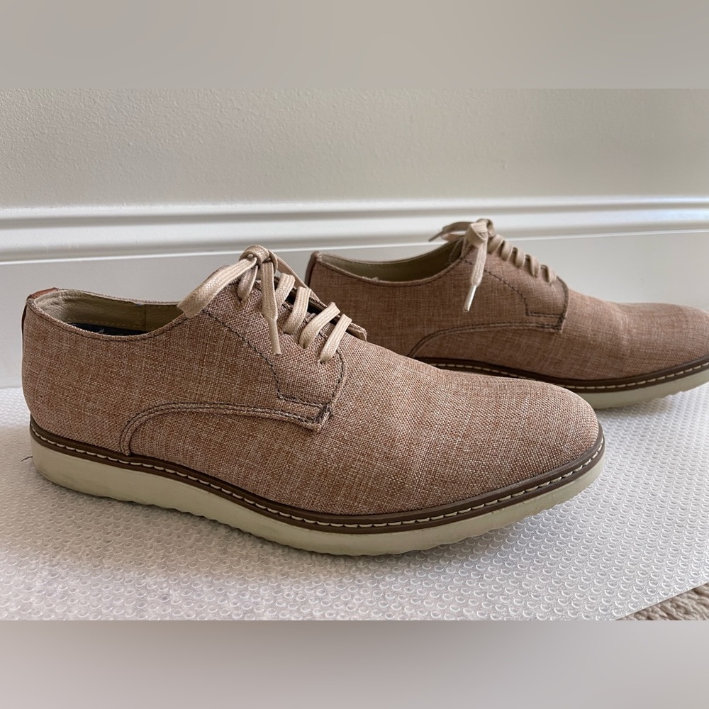 Brantano Men's Tan Lace-Up Shoes 10